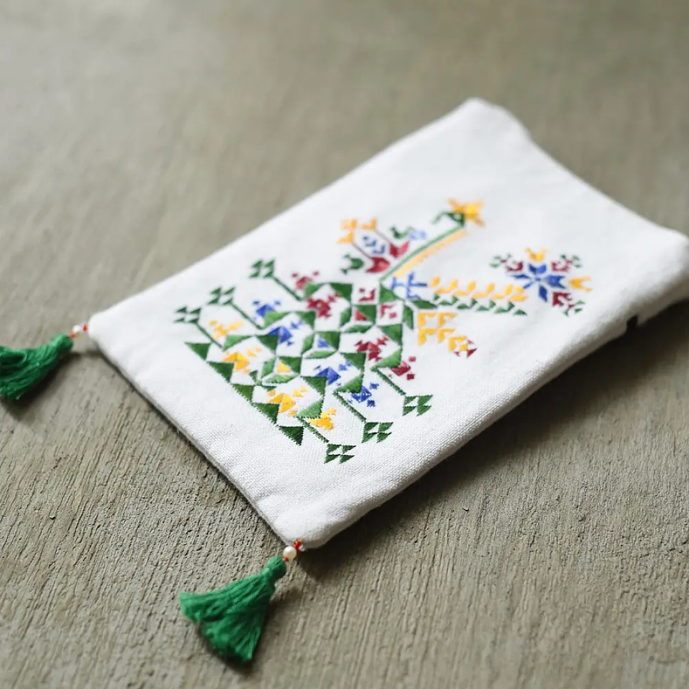 shop Cotton Mobile Side Sling Purse