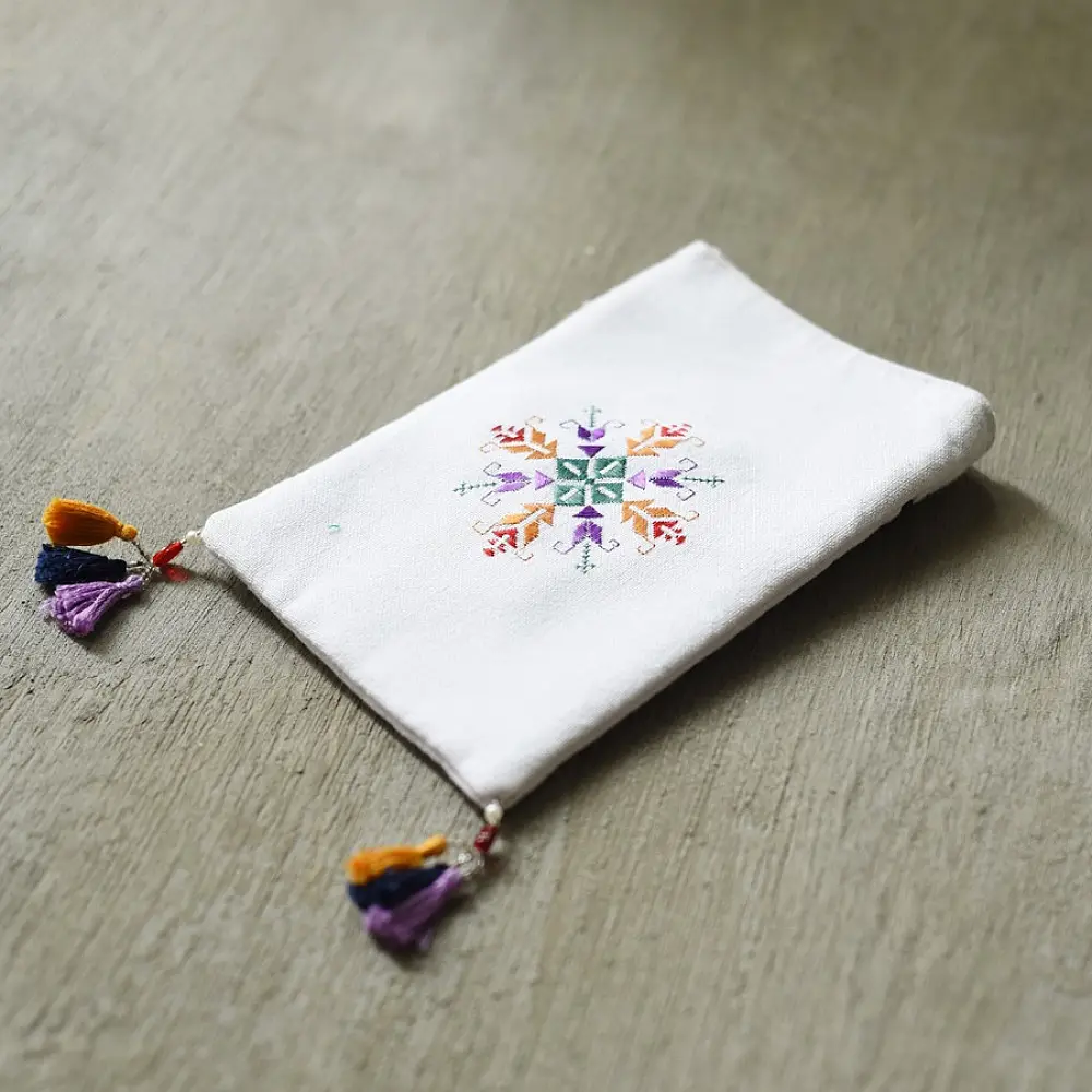 shop Cotton Mobile Side Sling Purse