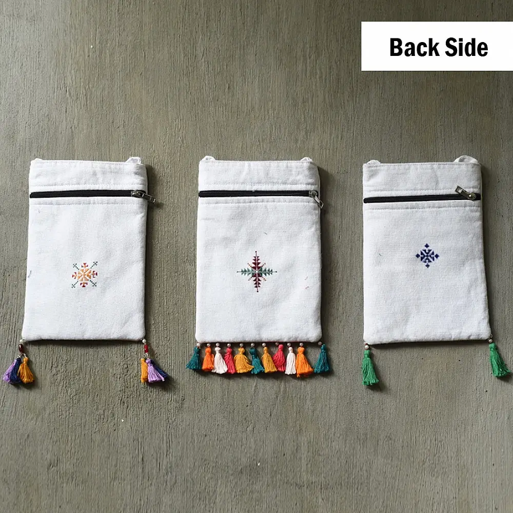 shop Cotton Mobile Side Sling Purse