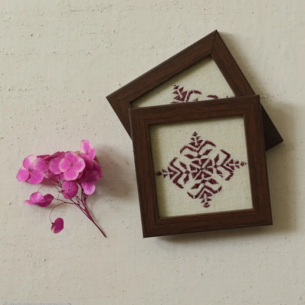 buy Soof Hand Embroidered Coaster