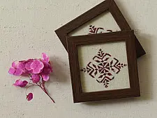 Soof | Hand Embroidered ~ Coaster (Set of Two)