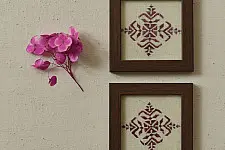 Soof | Hand Embroidered ~ Coaster (Set of Two)