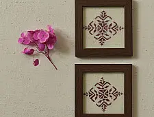Soof | Hand Embroidered ~ Coaster (Set of Two)