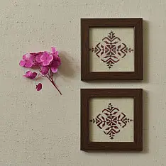Soof | Hand Embroidered ~ Coaster (Set of Two)