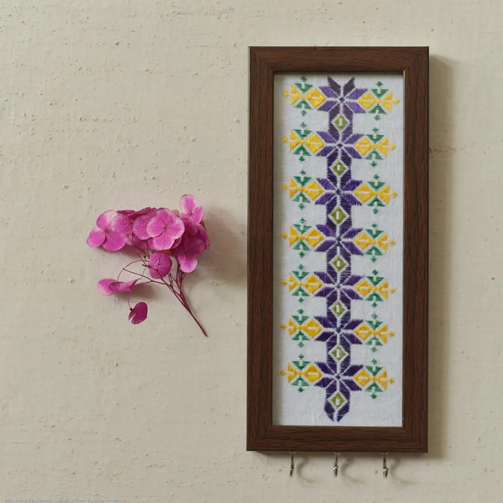 Soof | Hand Embroidered ~ Hanging Key Holder (Three Options)