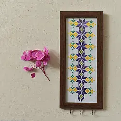 Soof | Hand Embroidered ~ Hanging Key Holder (Three Options)