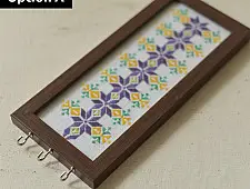 Soof | Hand Embroidered ~ Hanging Key Holder (Three Options)