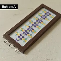 Soof | Hand Embroidered ~ Hanging Key Holder (Three Options)