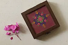 Soof | Hand Embroidered ~ Multipurpose Jewelry Box