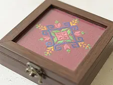 Soof | Hand Embroidered ~ Multipurpose Jewelry Box
