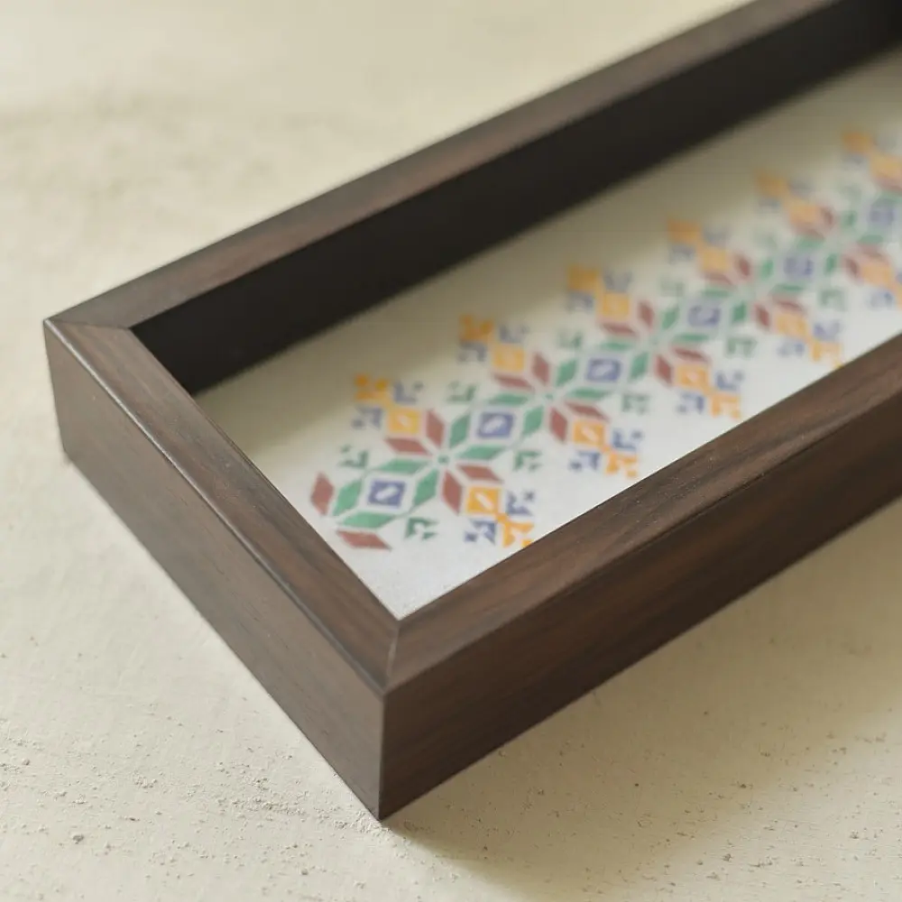 buy Soof Hand Embroidered - Serving Tray