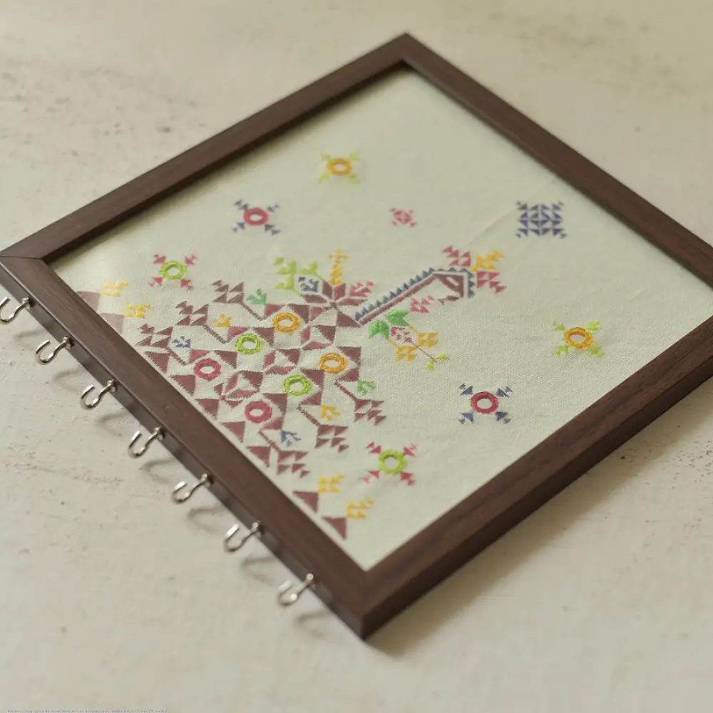 buy Soof Hand Embroidered Wall Hanging Key Organizer