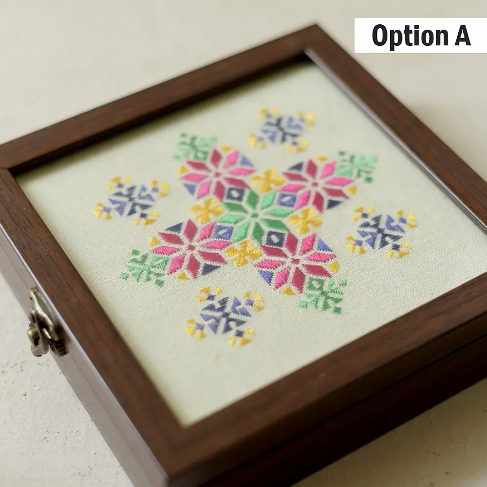 buy Soof Hand Embroidered - Multipurpose Jewelry Box