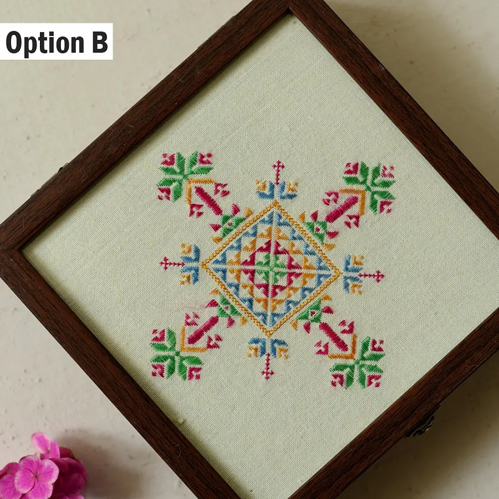 buy Soof Hand Embroidered Multipurpose Box