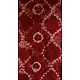 shop Handcrafted Shibori Dupatta - Red Ogee Waves, Tritik