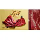 shop Handcrafted Shibori Dupatta - Red Ogee Waves, Tritik