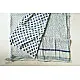Block Printed Saree with Natural Dyed - Linen Handloom Lotus Print