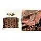 Block Printed Saree . Cotton Silk Handloom - Brown