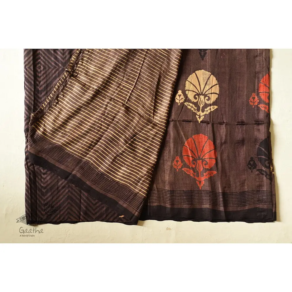 Natural Color . Pure Silk Saree