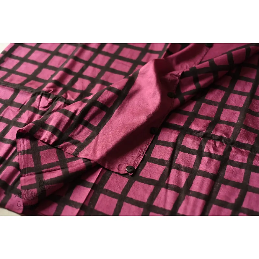 shop Natural Color . Hand Block Printed Pure Silk Saree - Purple