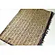 Natural Color . Block Printed Pure Silk Saree - Black