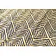 Natural Color . Block Printed Pure Silk Saree - Black