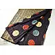 Natural Color . Block Printed Pure Silk Saree - Black