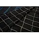 Handloom lndigo block printed linen saree