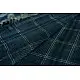 Handloom lndigo block printed kala cotton saree