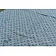 Handloom lndigo block printed cotton saree