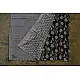 Handloom lndigo block printed cotton saree