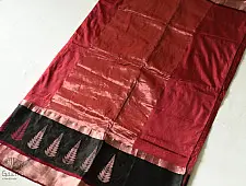 Vasudha | Resham Zari Banarasi Brocade Saree - Red