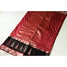 Vasudha | Resham Zari Banarasi Brocade Saree - Red