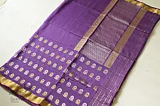 Vasudha | Resham Zari Banarasi Silk saree - Purple