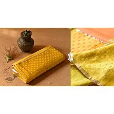 Vasudha | Handwoven Banarasi Saree - Yellow