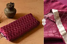 Vasudha | Banarasi Brocade Saree - Purple Resham Zari