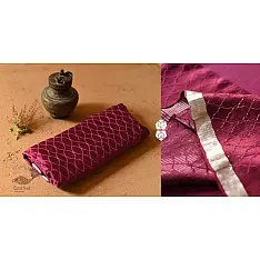 Vasudha | Banarasi Brocade Saree - Purple Resham Zari