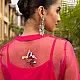 shop Hand Embroidered Chanderi Kurta Set