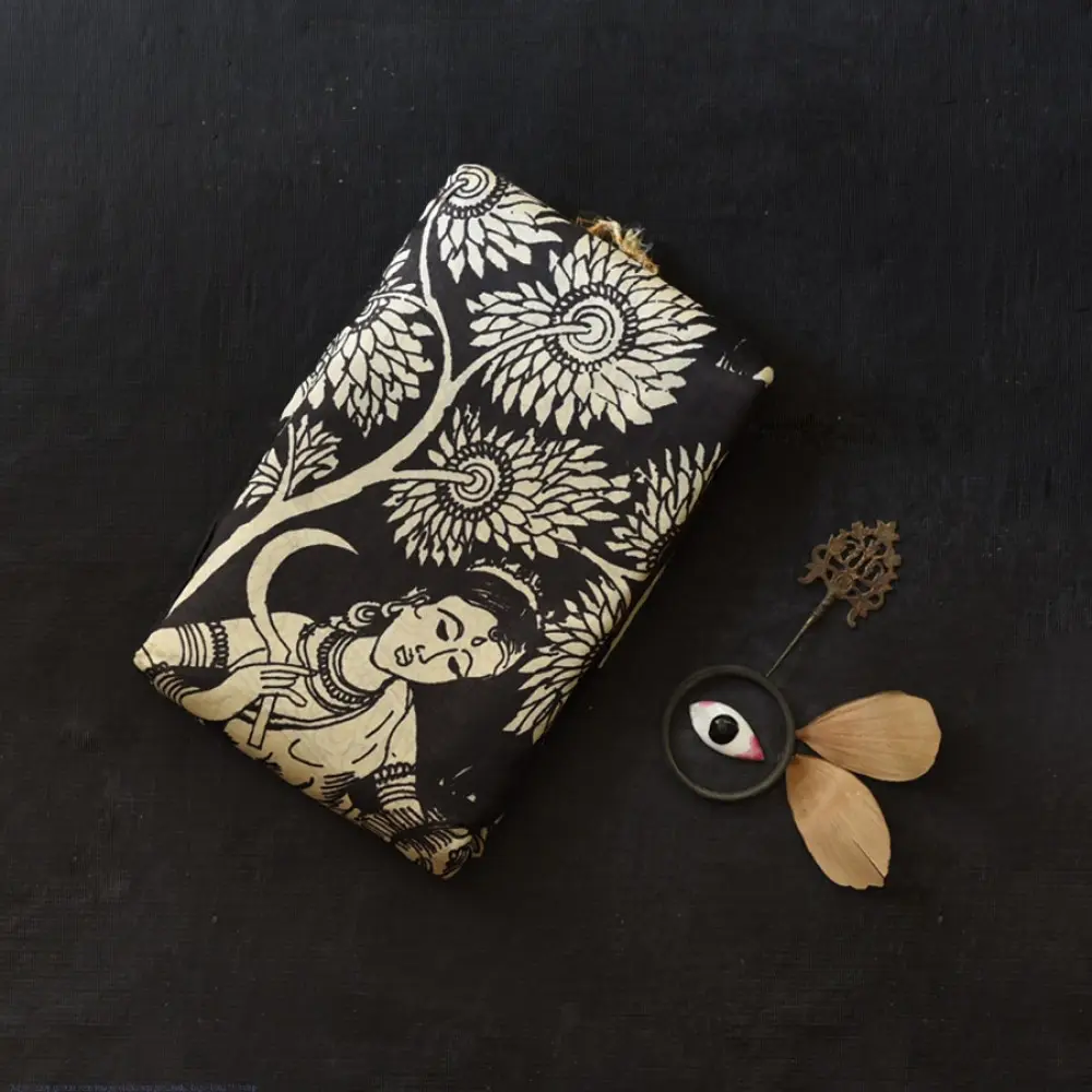 shop Handmade ~ Kalamkari Silk Saree