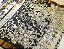 Kopal | Handmade ~ Kalamkari Silk Saree
