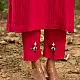 shop Hand Embroidered Chanderi Kurta Set With Contrast Organza Dupatta
