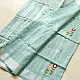 shop Handloom Linen - Embroidered Saree