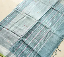 Kopal ❅ Handloom Linen Embroidered Saree