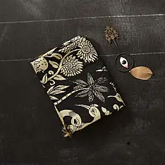Kopal | Handmade ~ Kalamkari Silk Saree - Radha Krishna Pallu Motif