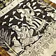 shop Handmade ~ Kalamkari Silk Saree -Radha Krishna Pallu Motif