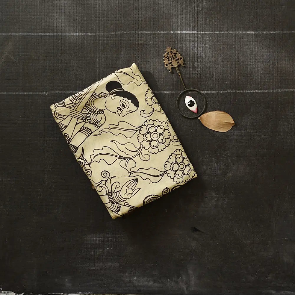 shop Handmade ~ Kalamkari Silk Saree