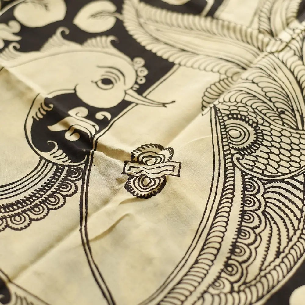 shop Handmade ~ Kalamkari Silk Saree