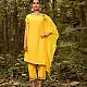 shop Hand Embroidered Chanderi Silk Kaftan Set (Set of 2)