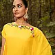 shop Hand Embroidered Chanderi Silk Kaftan Set (Set of 2)