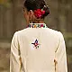 shop Hand Embroidered Chanderi Co - Ord Set - Tunic Paired with Straight Fitted Pant (Set of 2)